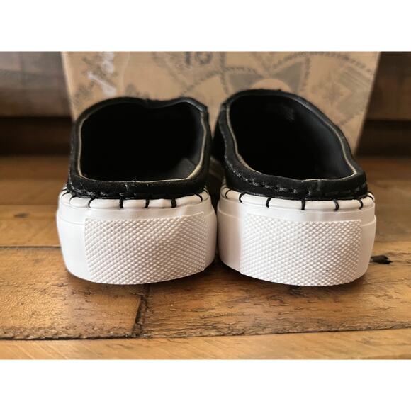 Free People Juno Sport Sneakers - Leather, Slip On (For Women) Black Suede Sz 7 - Picture 5 of 8